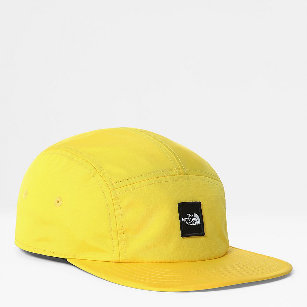 The North Face Caps Mens Australia - The North Face Street Five Panel Light Yellow (PKW-137940)